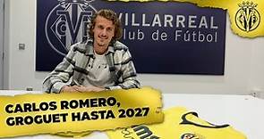 Carlos Romero sobre su renovación con el Villarreal