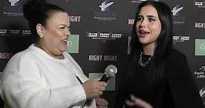 "Night Night" premiere - interview with Brenna D'Amico