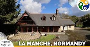 PROPERTY FOR SALE IN FRANCE - 4 bedroom home with small lake in Normandy