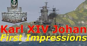 World of Warships- Karl XIV Johan First Impressions: New Secondary King? Or A Waste Of Pixels?