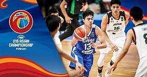 Japan v Philippines - Full Game - Quarter-Finals - FIBA U16 Asian Championship