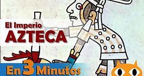 El imperio AZTECA en 3 minutos | La historia de los Aztecas
