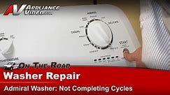 Admiral, Whirlpool, Maytag - Washer Repair - Not Completing Cycles - ATW4675YQ0