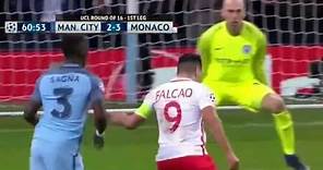 Falcao Garcia - Doblete En Champions League - Monaco vs Manchester City - Falcao is back
