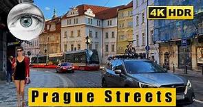 4K Czech Republic Prague streets walk: Little Side (Malá Strana) district 🇨🇿 HDR ASMR