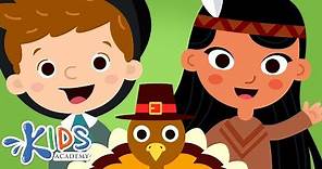 Thanksgiving Story for Kids - The First Thanksgiving Cartoon for Children | Kids Academy