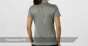Nike Golf Dri-FIT Custom Logo Embroidered Heather Polo Shirt - For Women