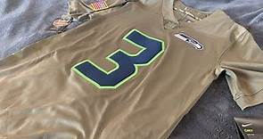 Salute to service NFL Jersey. Russell Wilson.