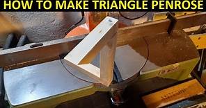 Triangolo di Penrose, illusione ottica, tutorial come fare, triangle pennrose, optical illusion