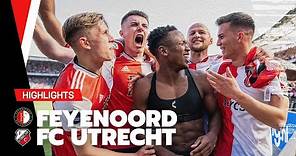 SINISTERRA in the DYING SECONDS 🥵 | Highlights Feyenoord - FC Utrecht | Eredivisie 2021-2022