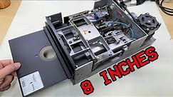 This is how to use an 8" disk drive on the PC