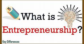 What is Entrepreneurship? definition, characteristics and entrepreneurial process