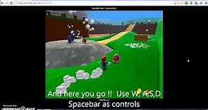 How to play Super Mario 64 in BROWSER in HD | Play Super Mario Online