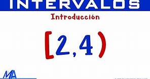 Intervalos introducción | tipos de intervalos @MatematicasprofeAlex