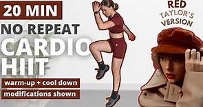 Taylor Swift Workout | 7 Songs from "Red" (Taylor's Version) | No Repeat HIIT Cardio