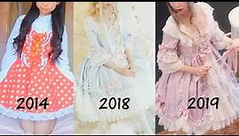 My Lolita Fashion Evolution! From 2014 - 2019!