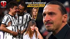 Emotional Farewells In Football