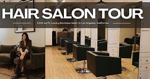 Luxury Boutique Hair Salon Tour in Los Angeles, California | Hair Salon Business Tips