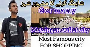 German Metzingen outlet city tour | Most expensive city in Germany