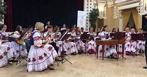 The Orchestra of Russian Folk instrument "Balalaika" - plays Russian folksong Korobeiniki