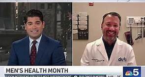 Dr. Michael Fitzgerald talks to NBC 5 about Men's Health Month and Recommended Screenings