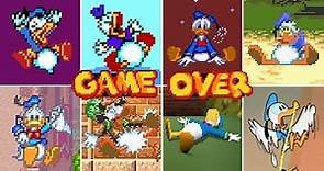 Evolution Of Donald Duck Death Animation & Game Over (1991 - 2023)