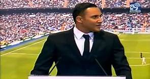 Presentación Keylor Navas en el Real Madrid (1/2)
