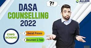 DASA 2022: Complete Process [Step by Step] 📝 CIWG - NRI Quota | ALLEN Overseas #nitwarangal #allen
