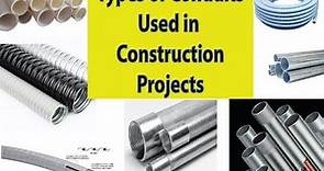 Types of Conduits Pipes in Construction Projects | how to select a conduit