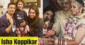 Isha Koppikar Family with Husband, Daughter, Parents & Brother