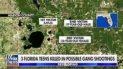 Florida officials believe killings of three teens may be the result of gang activity