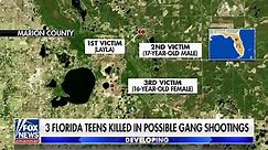 Florida officials believe killings of three teens may be the result of gang activity