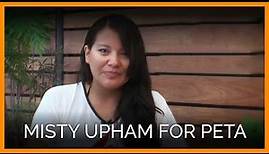 Misty Upham for PETA