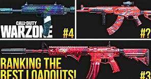 Call Of Duty WARZONE: RANKING The 5 BEST LOADOUTS To Use! (WARZONE Best Setups)