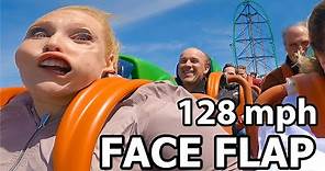 What Happens to Your Face on America's Fastest Roller Coaster - Kingda Ka, Six Flags Great Adventure