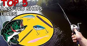 TOP 5 SELLING Bass Pro Shops Lures!