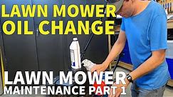 How to Change lawn mower engine oil - Briggs and Stratton