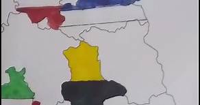 Map of the states of Germany - Mecklenburg-Western Pomerania #flag #germany #shorts