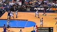 2001 NBA Finals: Lakers at Sixers, Gm 4 part 11/12
