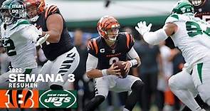 Cincinnati BENGALS vs. New York JETS | Semana 3 NFL | Resumen Highlights | 25 Sep, 2022