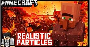 How To Make REALISTIC BURNING VILLAGE FIRE PARTICLES Minecraft (1.15/1.16) | [Vanilla Command]