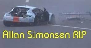 Le Mans 24hrs|ALLAN SIMONSEN Crash Died [RIP] |22/06/2013| Accidente de Allan Simonsen