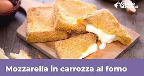 MOZZARELLA IN CARROZZA AL FORNO: versione light, croccante e gustosa!