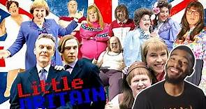 AMERICAN REACTS TO Little Britain S1 E1 - Bath of Beans