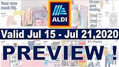 Aldi Ad Preview Jul 15,2020 | Aldi Weekly Ad Best Deals | Aldi AD Sneak Peek Savers Next Week