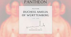 Duchess Amelia of Württemberg Biography - Duchess of Saxe-Altenburg from 1834 to 1848
