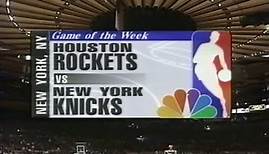 NBA On NBC - Rockets @ Knicks 1998 Highlights!