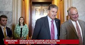 WATCH: West Virginia Senator Joe Manchin announced he won’t seek reelection, a blow to Democrats’ prospects. Kailey Leinz has more.