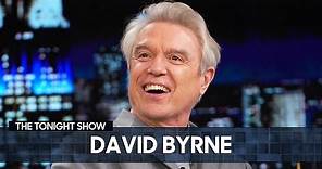 David Byrne on His Giant Suit from Stop Making Sense and Writing Music in Cars | The Tonight Show