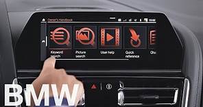 How to use the Owner's Handbook integrated in your BMW – BMW How-To